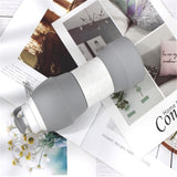 Silicone Folding Water Bottle – Collapsible Leakproof BPA-Free Portable Travel Sports Bottle