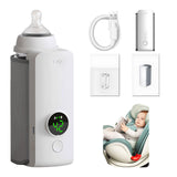 Portable Wireless Baby Bottle Warmer – USB Rechargeable Milk Warmer & Insulated Heating Bag